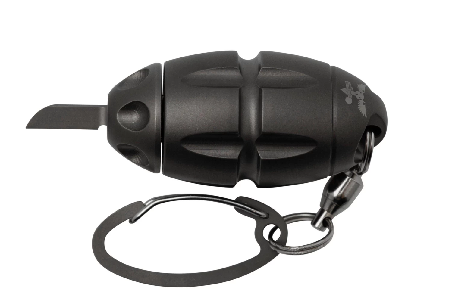 LionSteel Eggie Grey Titanium EG-GY Llavero Con Juego De Tornillos Y Multiherramienta - Imagen 4