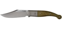 LionSteel Gitano Green Canvas Micarta GT01 CVG Navaja, Gudy De Poppel Design