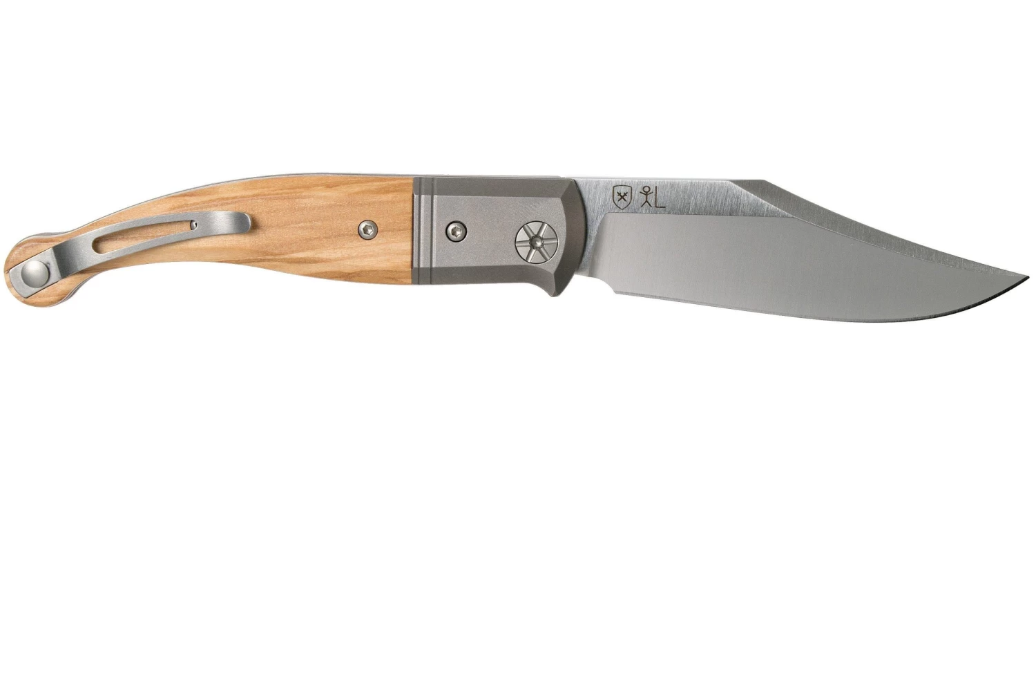 LionSteel Gitano Madera De Olivo GT01 UL Navaja, Gudy De Poppel Design - Imagen 2