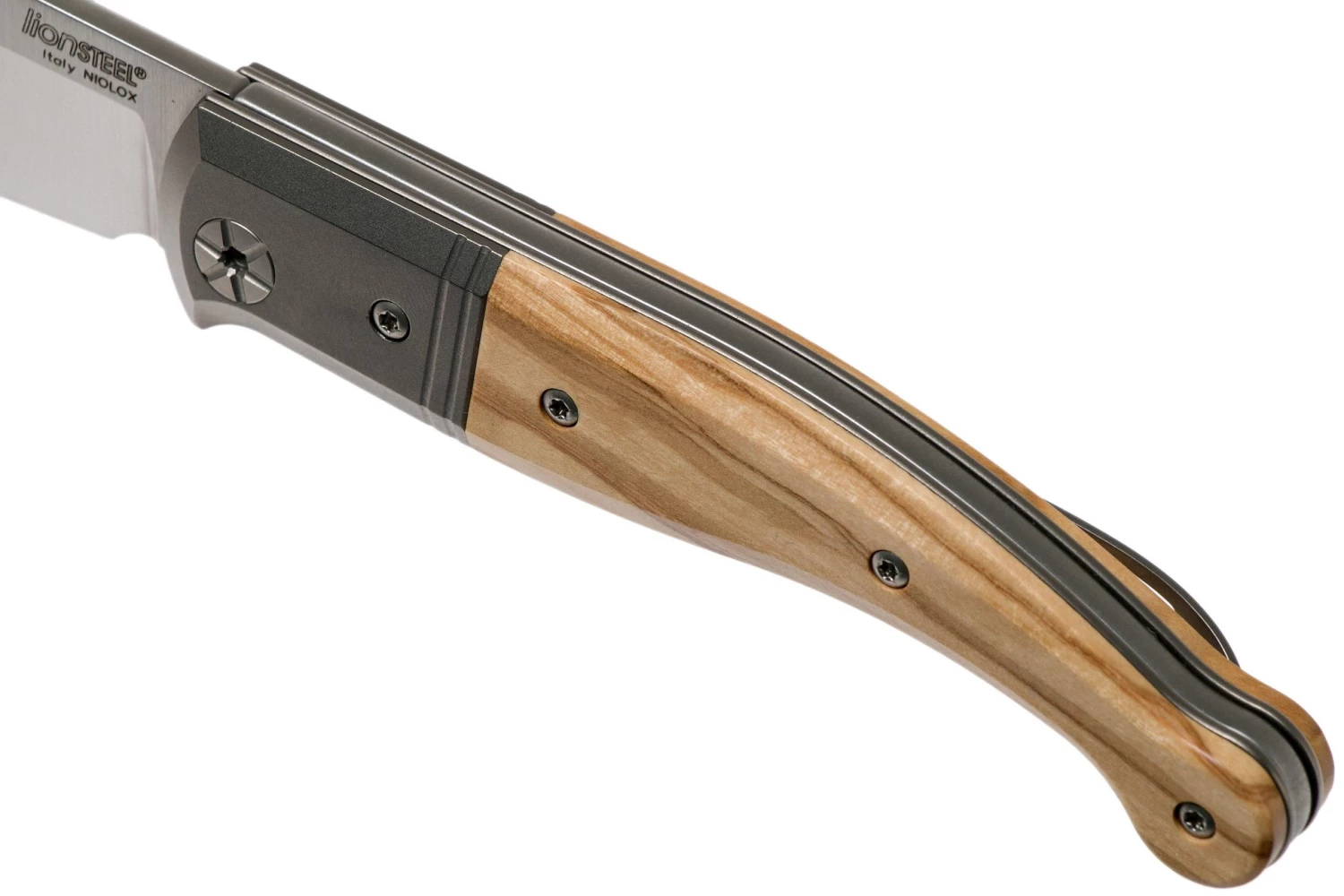 LionSteel Gitano Madera De Olivo GT01 UL Navaja, Gudy De Poppel Design - Imagen 7