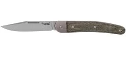 LionSteel Jack 1 Green Canvas Micarta JK1 CVG Navaja