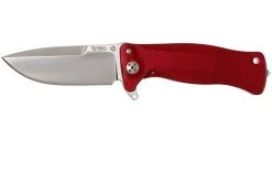 LionSteel SR11 Aluminum Red, Satin Blade, SR11 A RS Navaja