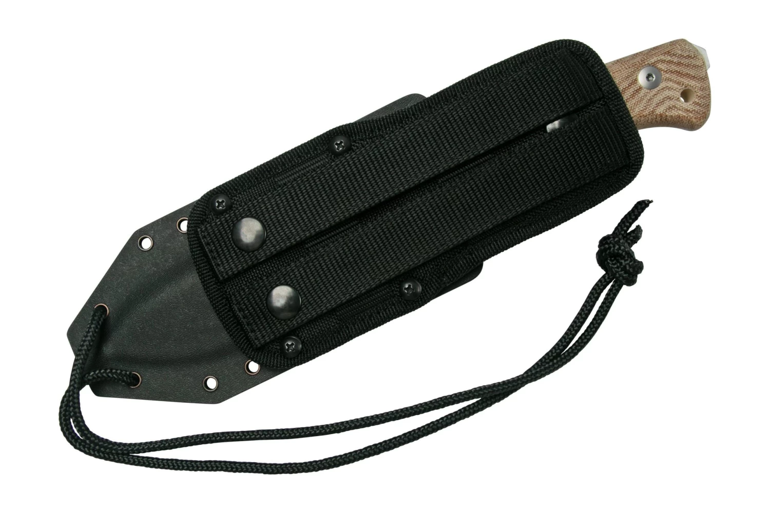 Lionsteel T6 Satin, Natural Canvas Micarta T6-CVN Cuchillo Fijo - Imagen 7