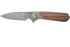 Liong Mah Zulu Brown Canvas Micarta Navaja