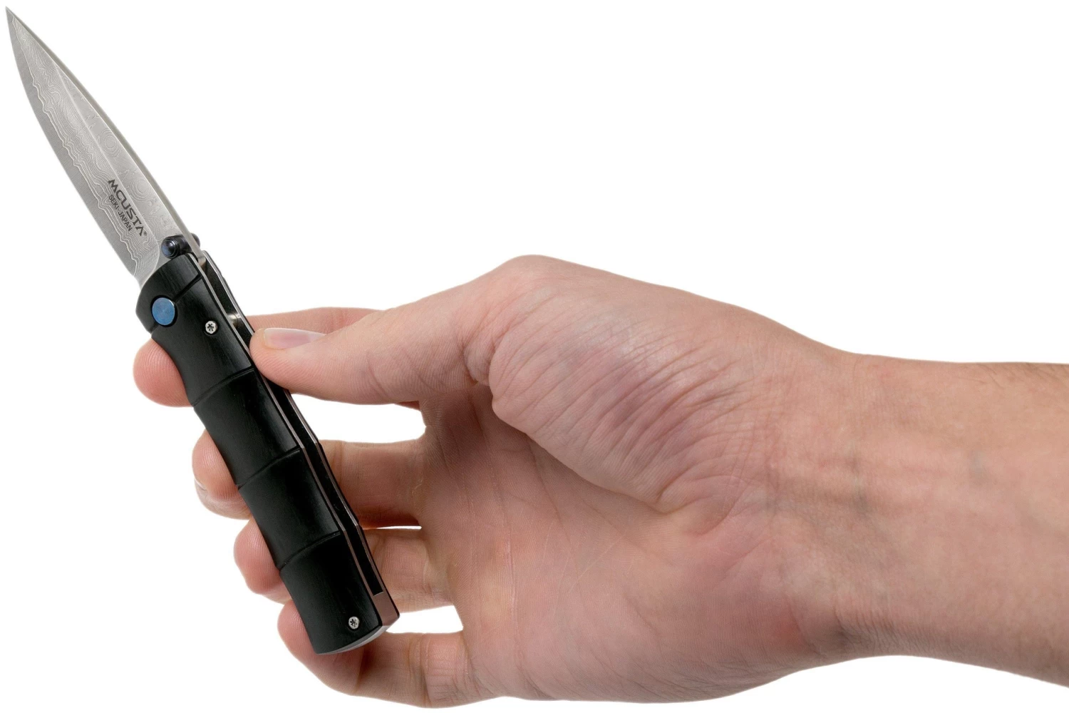 Mcusta MC-0076DP Shinra Emotion Take, Pakkawood, Cuchillo De Caballero - Imagen 8