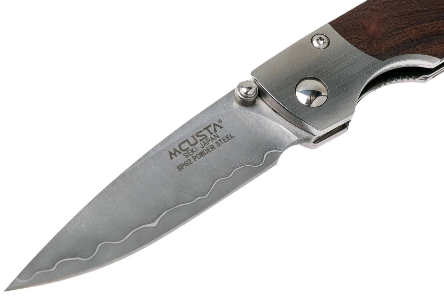 Mcusta MC-143G Shinra Mixture Teana, Ironwood, Cuchillo De Caballero - Imagen 3