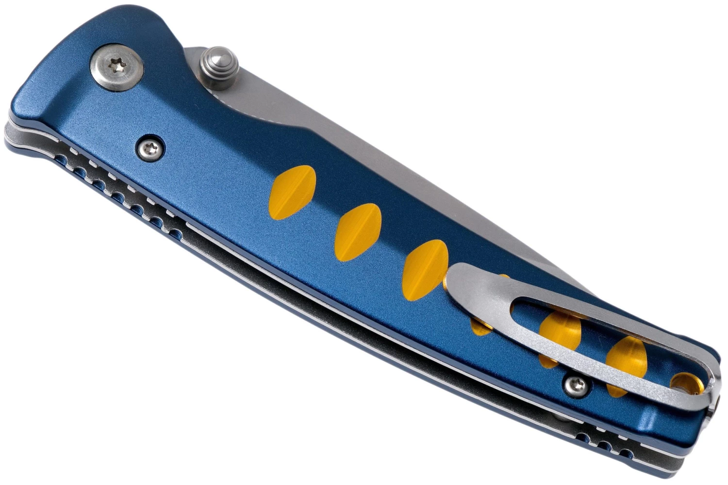 Mcusta MC-42C Katana, Azul / Dorado, Cuchillo De Caballero - Imagen 4