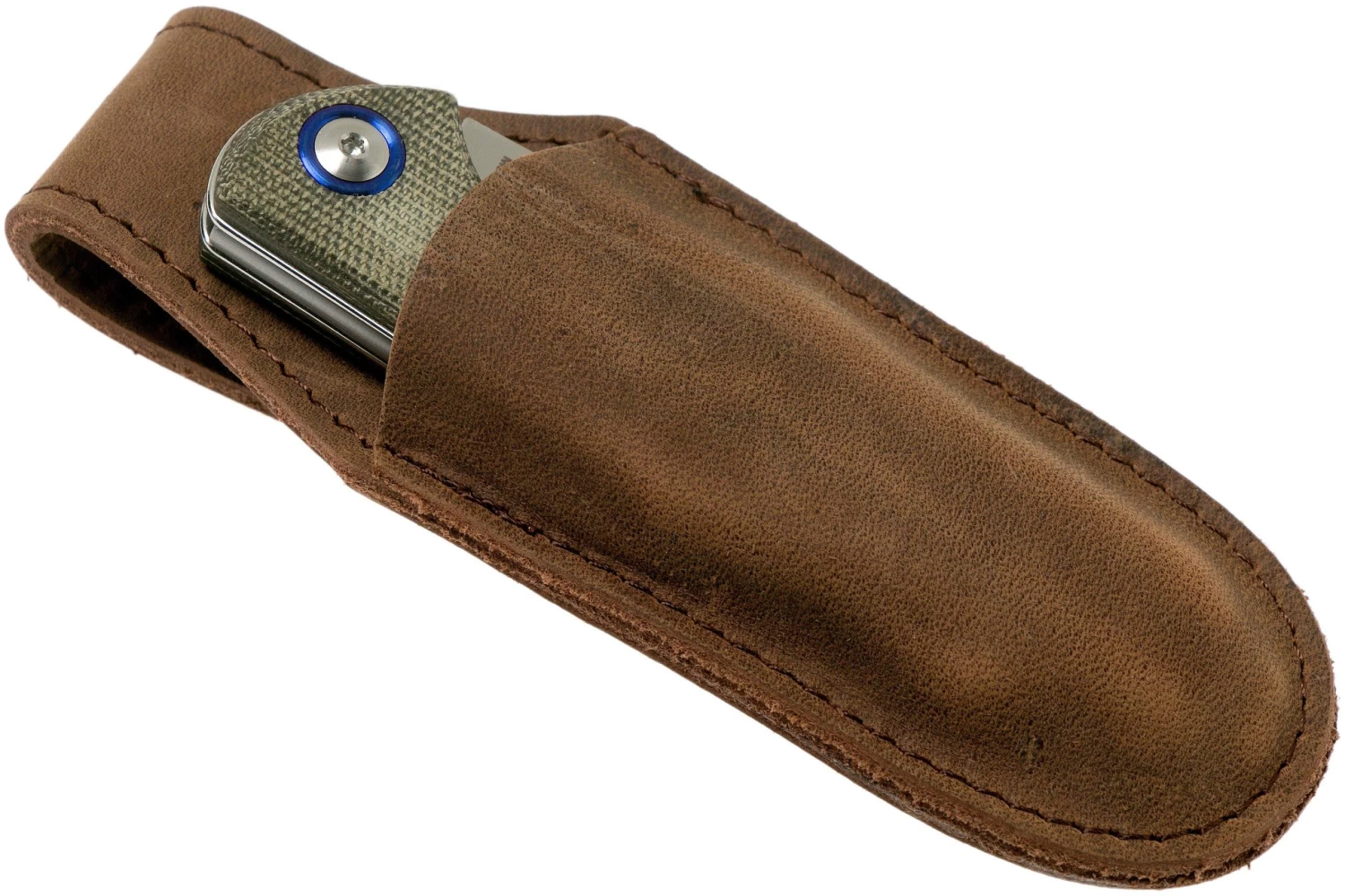 MKM Fara MY01-GC Green Micarta Navaja, Lucas Burnley Design - Imagen 8