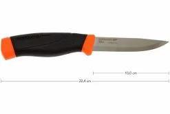 Morakniv Mora Companion Heavy Duty F Carbon, Oranje, Cuchillo De Bushcrafting