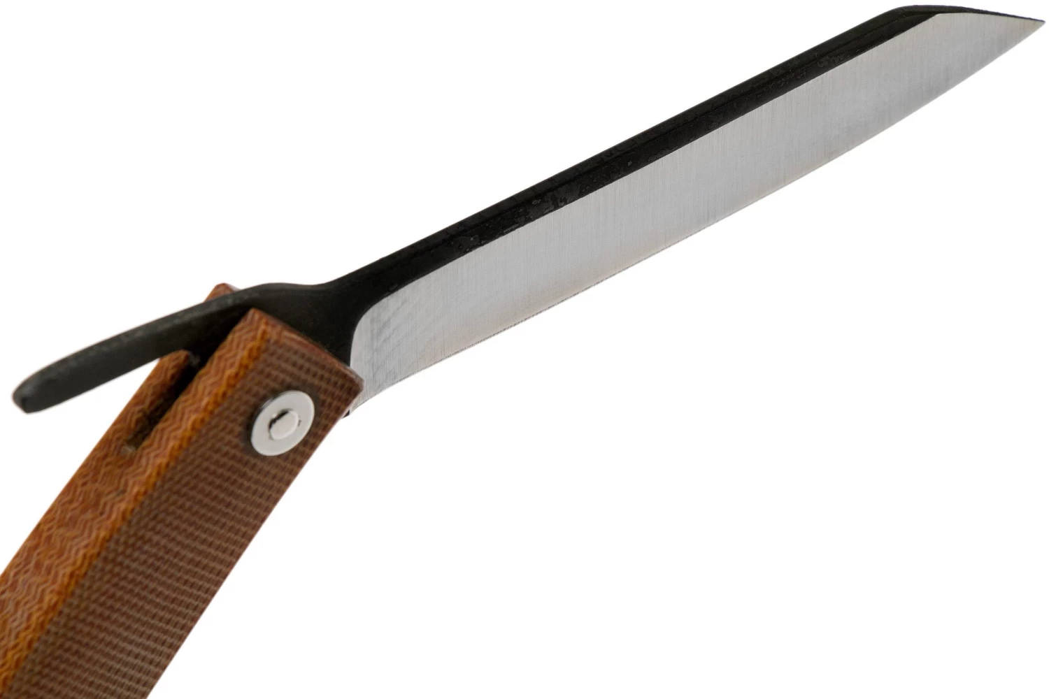 Ohta FK9 Higonokami-navaja, Natural Canvas Micarta - Imagen 6