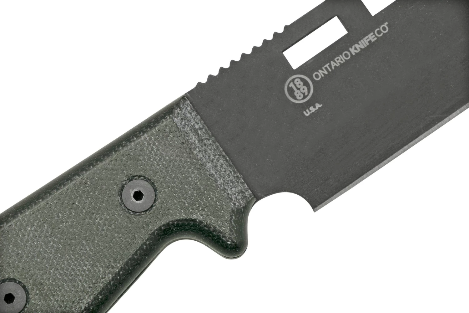Ontario RAT-3 Gobar 8660, Cuchillo De Supervivencia - Imagen 5