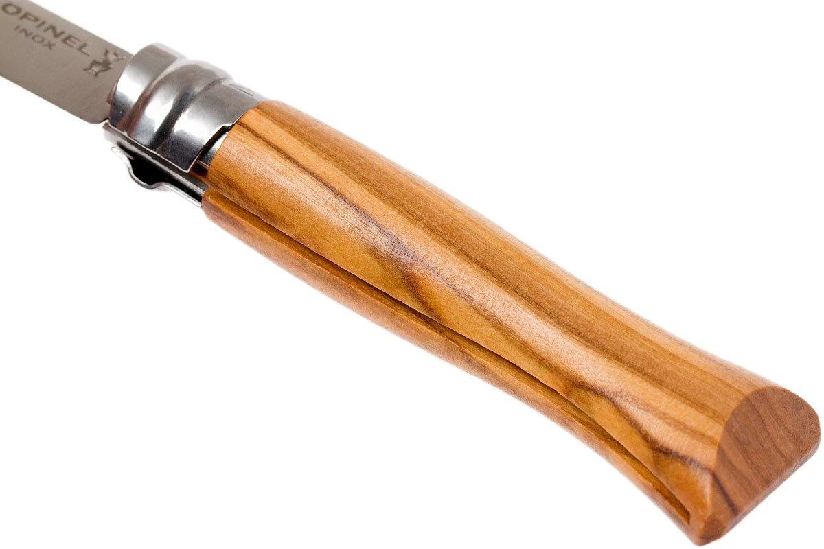 Opinel Navaja No. 6 Luxury Range, Acero Inoxidable, Madera De Olivo - Imagen 5