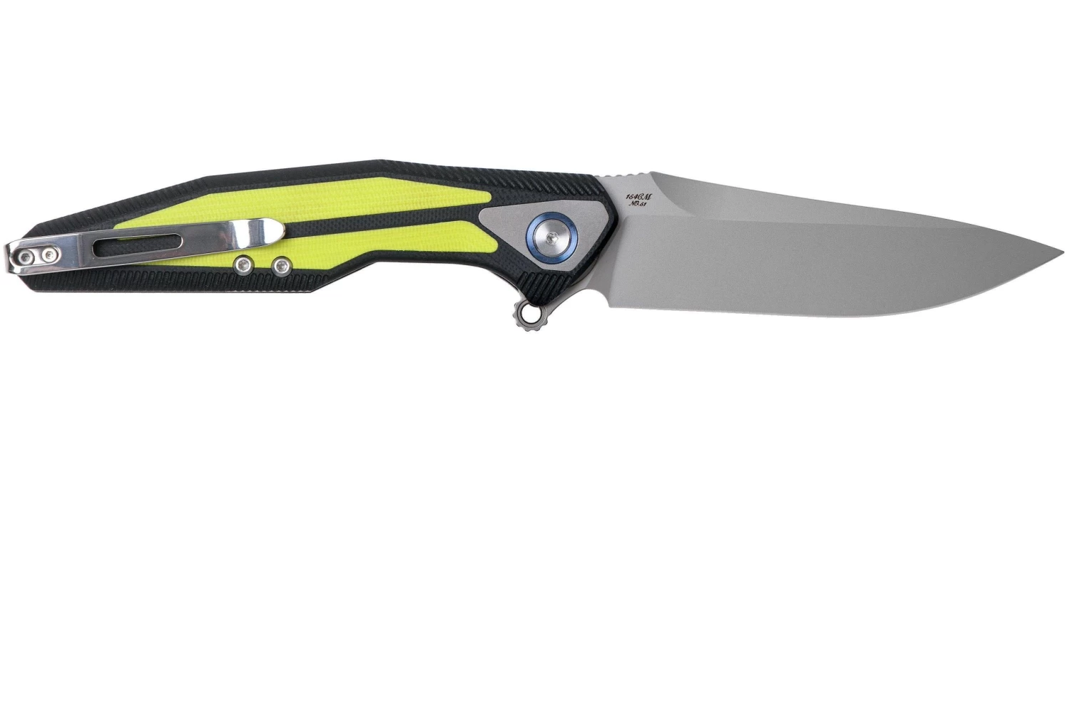 Rike Knife Tulay Black-Fluorescent Green Navaja - Imagen 2