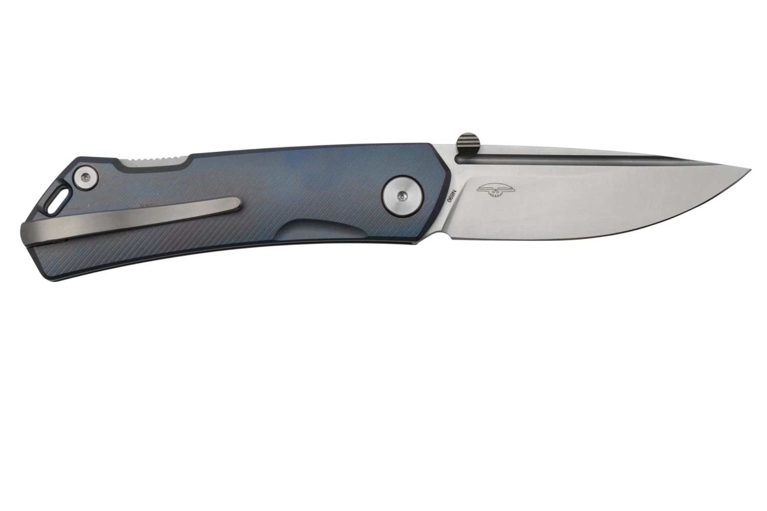 Real Steel Luna Maius, Titanium Slate Blue 7093, Navaja - Imagen 2