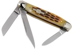 Rough Ryder Small Stockman Amber Bone RR194 Navaja Slipjoint