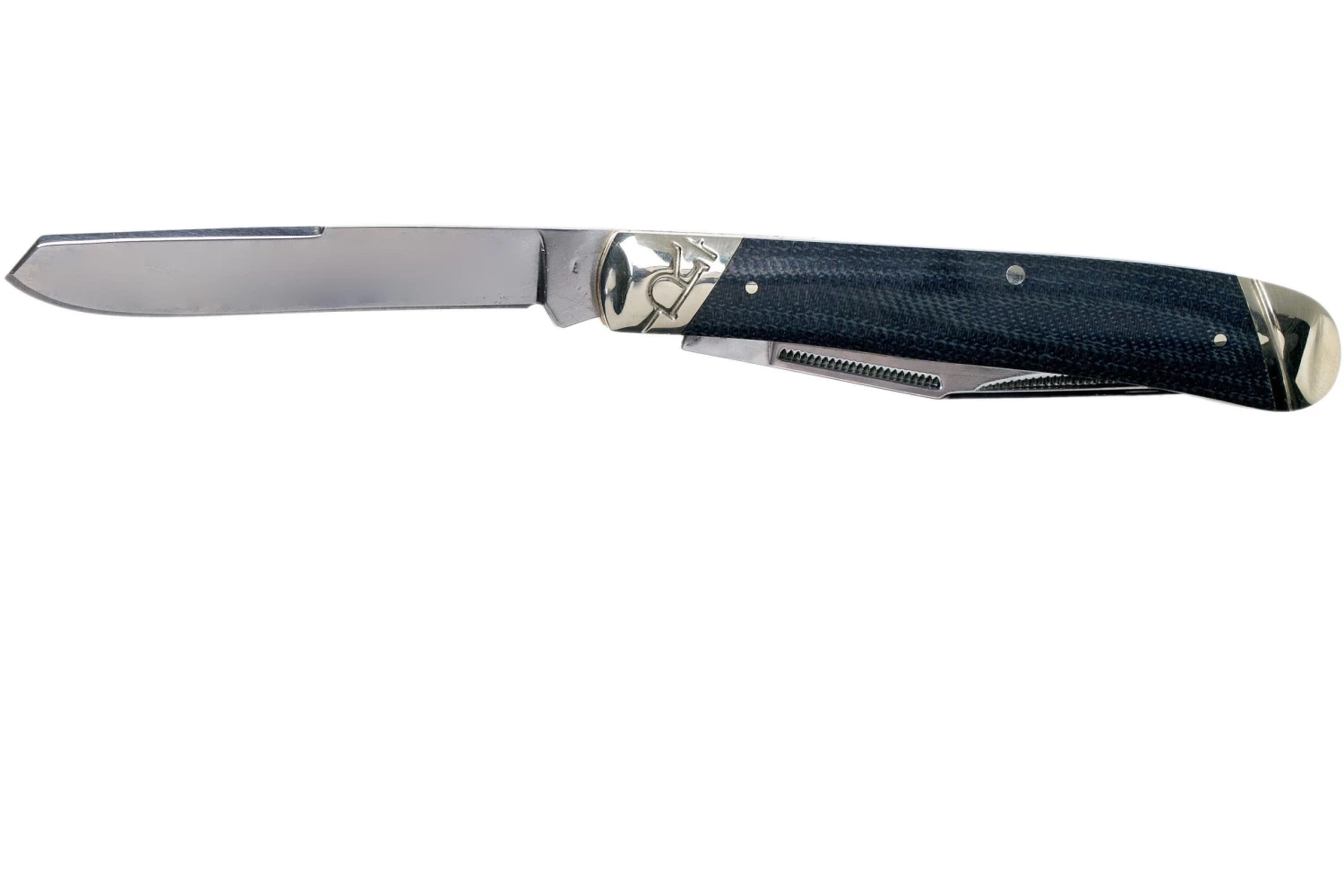 Rough Ryder Trapper Denim RR2182 Carbon Navaja Slipjoint - Imagen 3