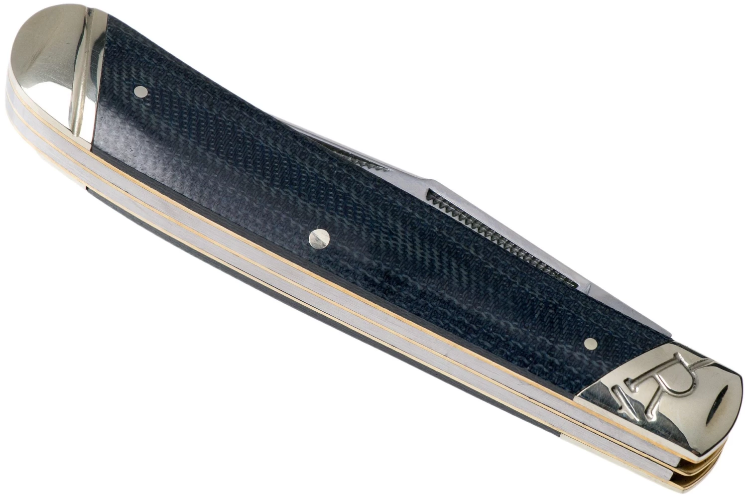 Rough Ryder Trapper Denim RR2182 Carbon Navaja Slipjoint - Imagen 4