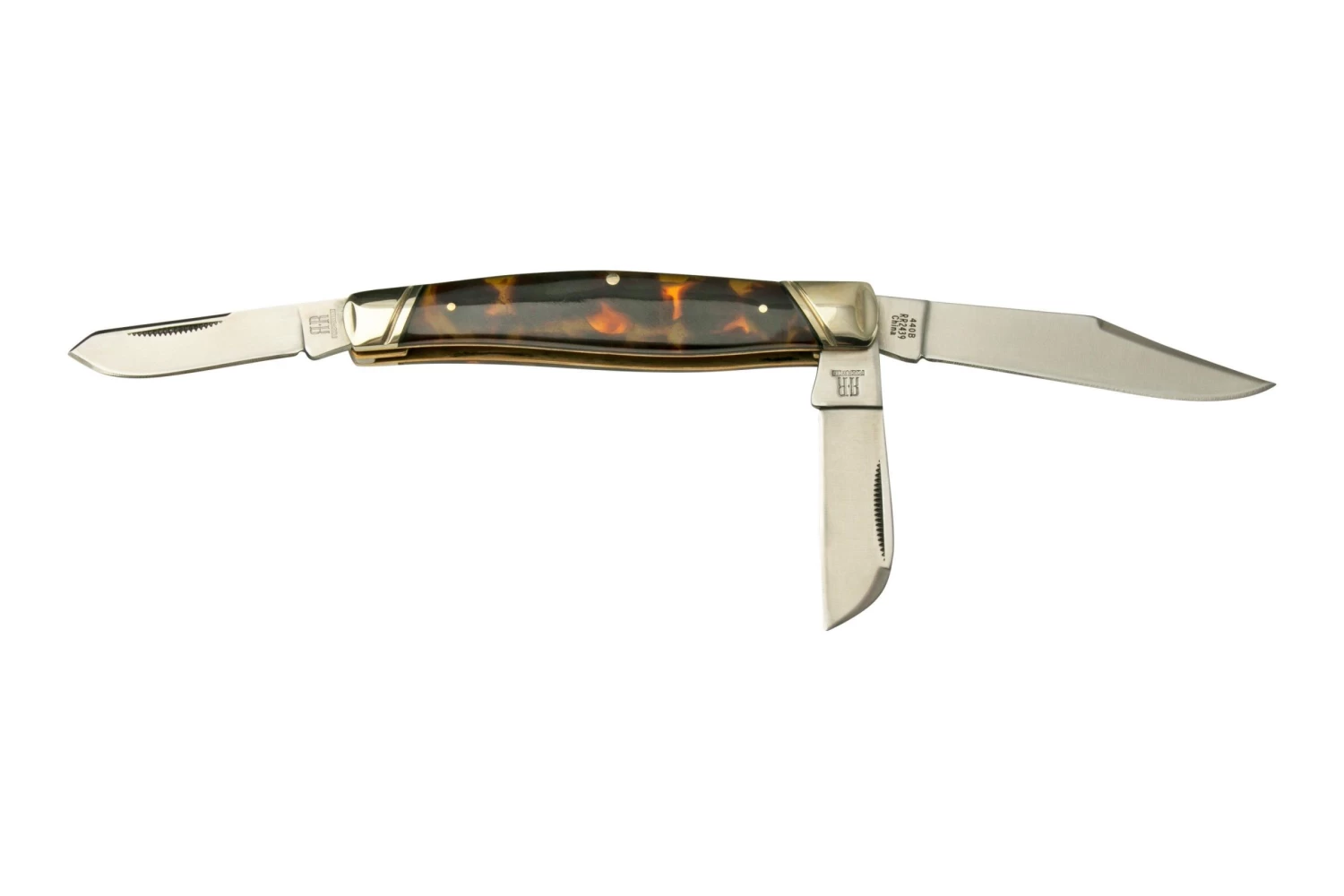 Rough Ryder Imitation Tortoise Stockman, RR2439 Navaja - Imagen 2