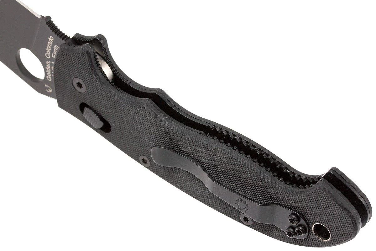 Spyderco Manix 2 XL Black C95GPBBK2 Navaja - Imagen 5