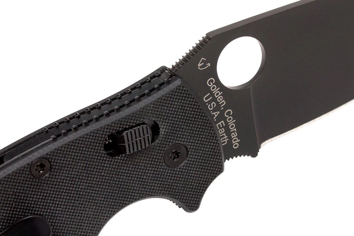 Spyderco Manix 2 XL Black C95GPBBK2 Navaja - Imagen 6