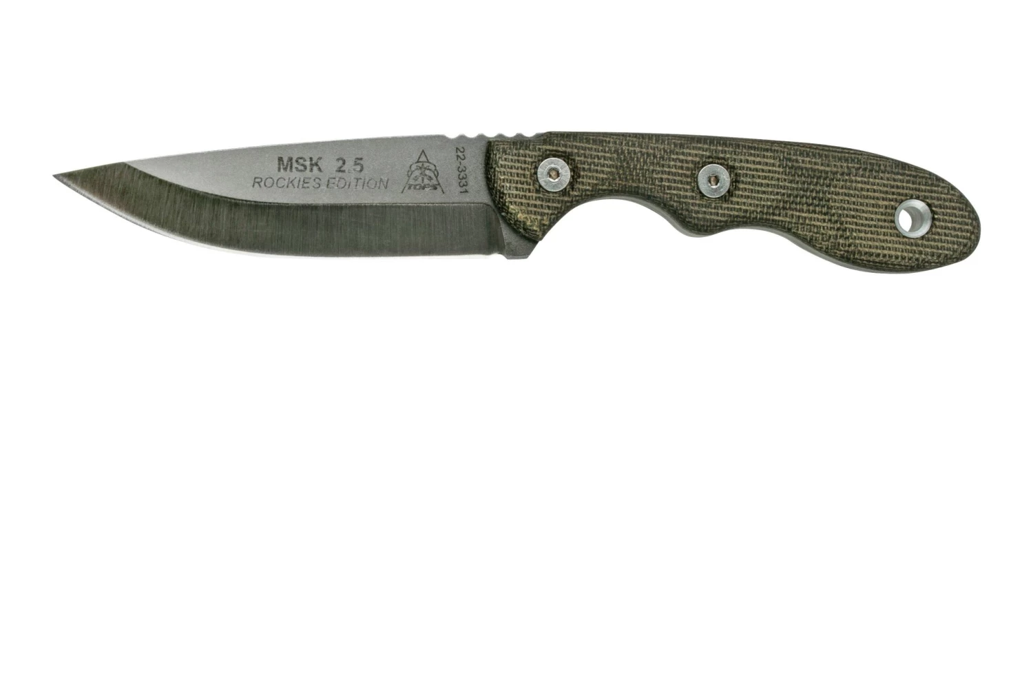 TOPS Knives Mini Scandi 2.5 Rockies Edition, MSK-TBF Cuchillo Fijo