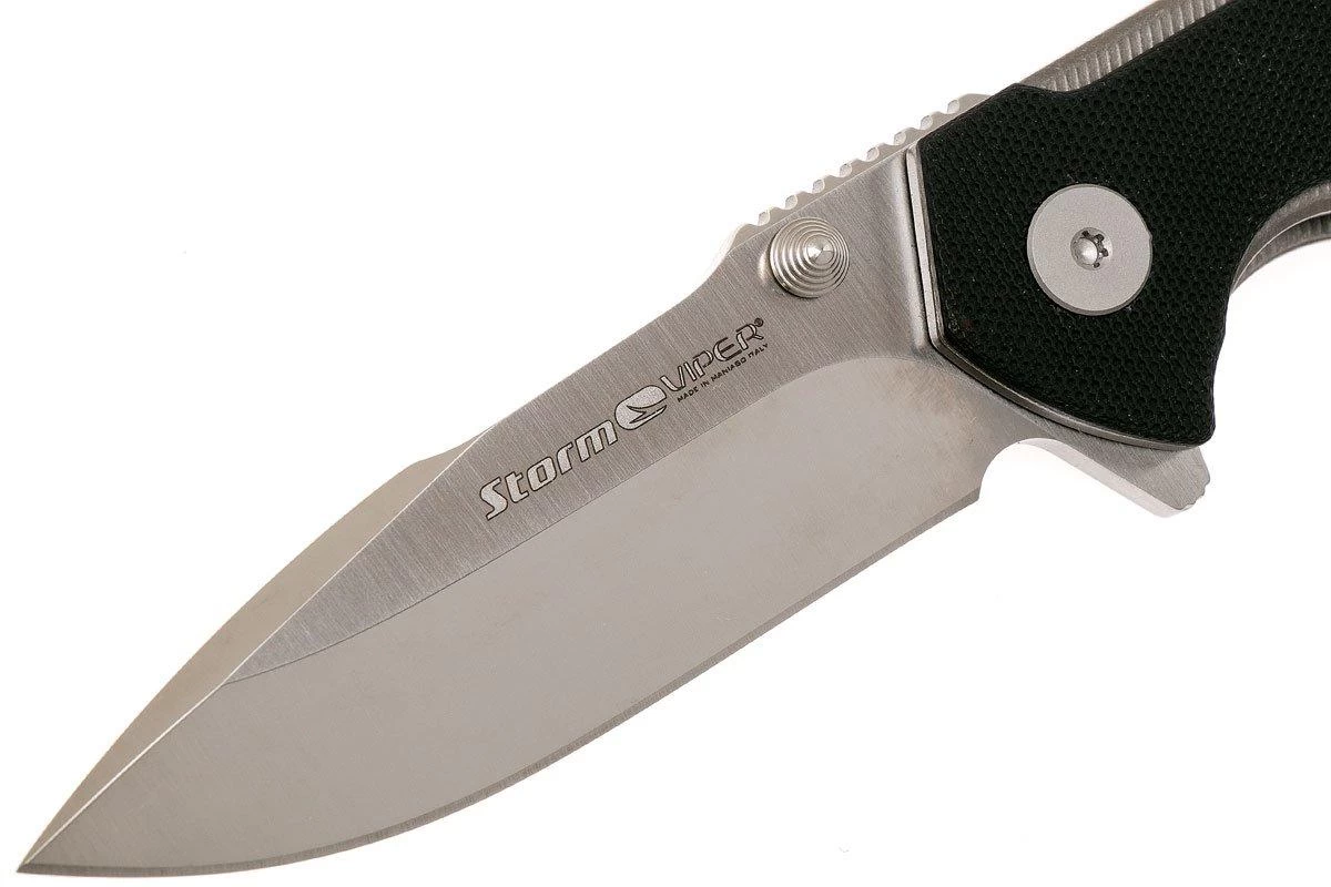 Viper Storm V5954GB Black G10 - Satin, Rick Hinderer Design - Imagen 3