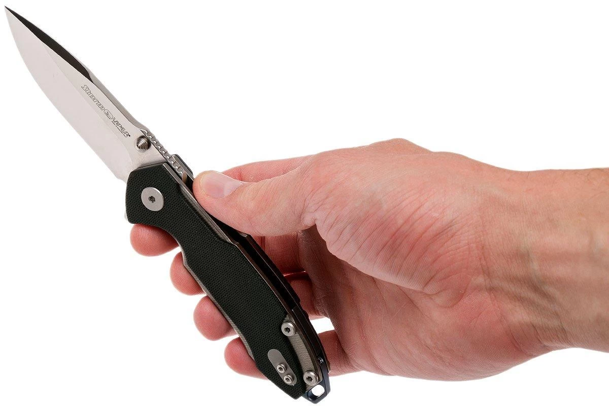 Viper Storm V5954GB Black G10 - Satin, Rick Hinderer Design - Imagen 8