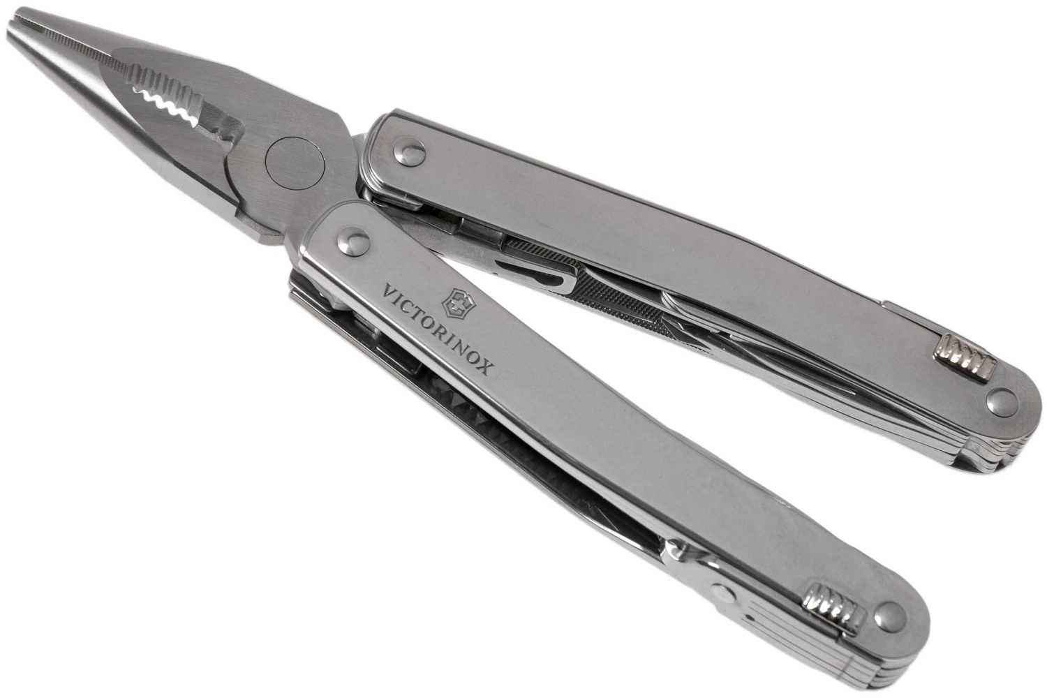 Victorinox SwissTool Spirit X Plus Ratchet 3.0236.N Multiherramienta, Funda De Nylon