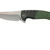 WE Knife Curvaceous WE20012-2 Black Titanium, Green Micarta Navaja, Eric Ochs Design