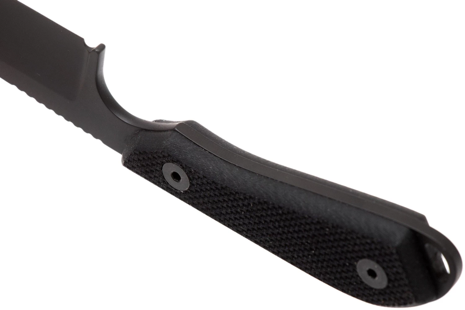 White River Knives M1 Backpacker Pro Black G10, Black Ionbond Cuchillo Fijo, Funda Kydex - Imagen 4