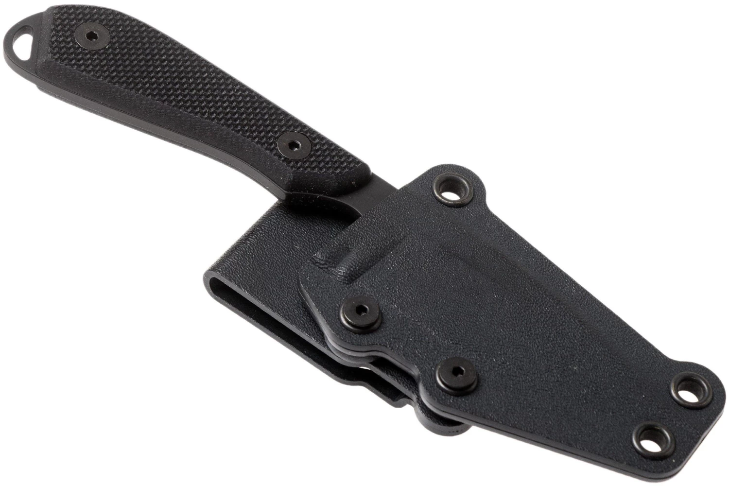 White River Knives M1 Backpacker Pro Black G10, Black Ionbond Cuchillo Fijo, Funda Kydex - Imagen 6