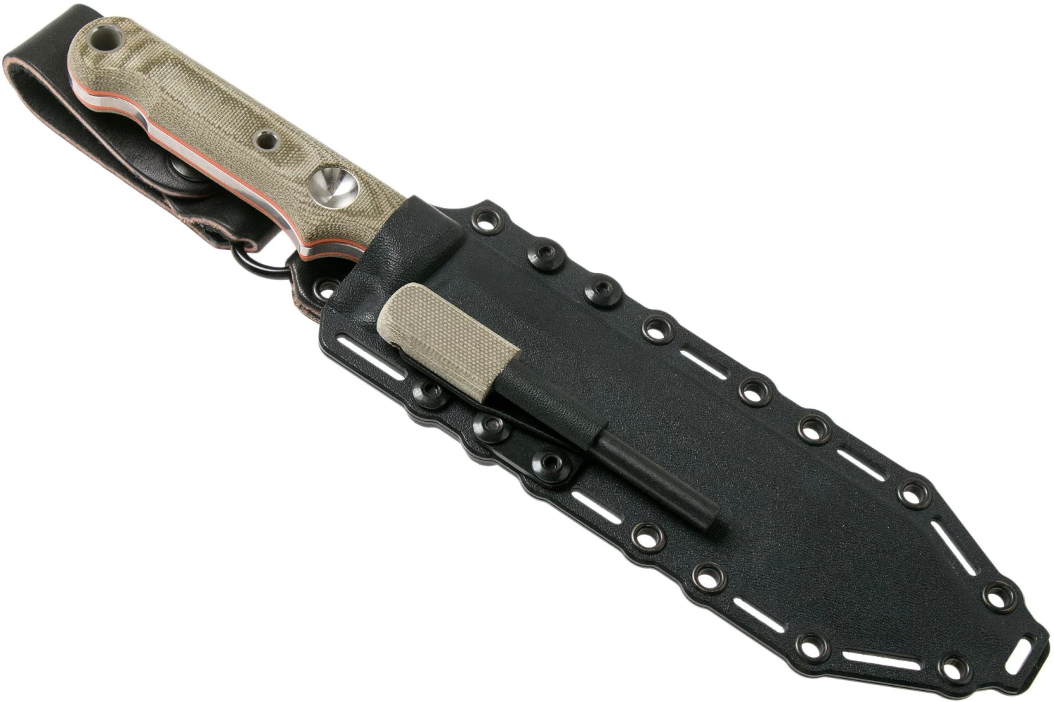 White River Knives FC7 Firecraft Cuchillo De Supervivencia, Con Funda Con Firesteel Kydex - Imagen 7