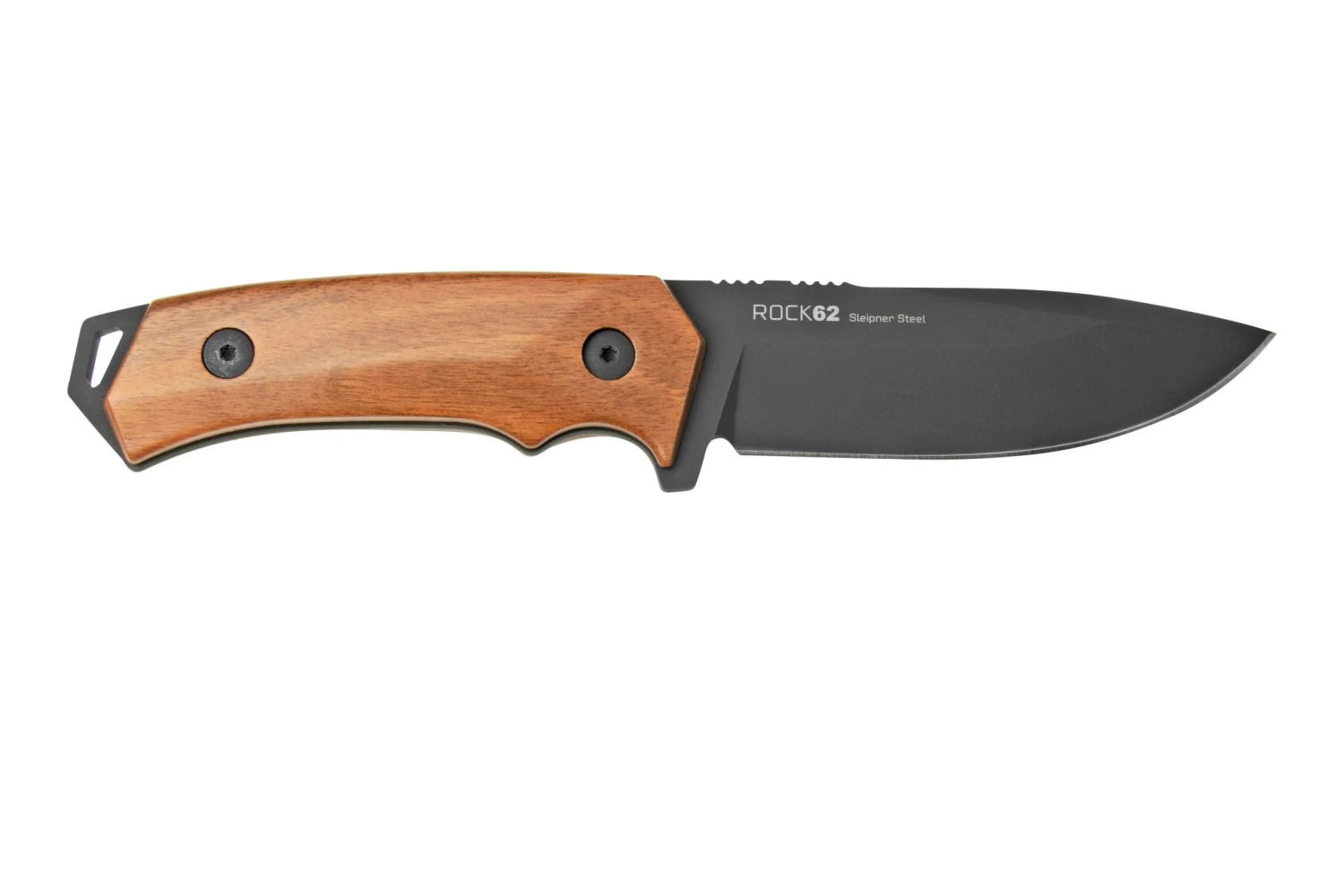 WOOX Rock 62 BUKNF00101 Walnut Plain, Cuchillo Fijo - Imagen 2