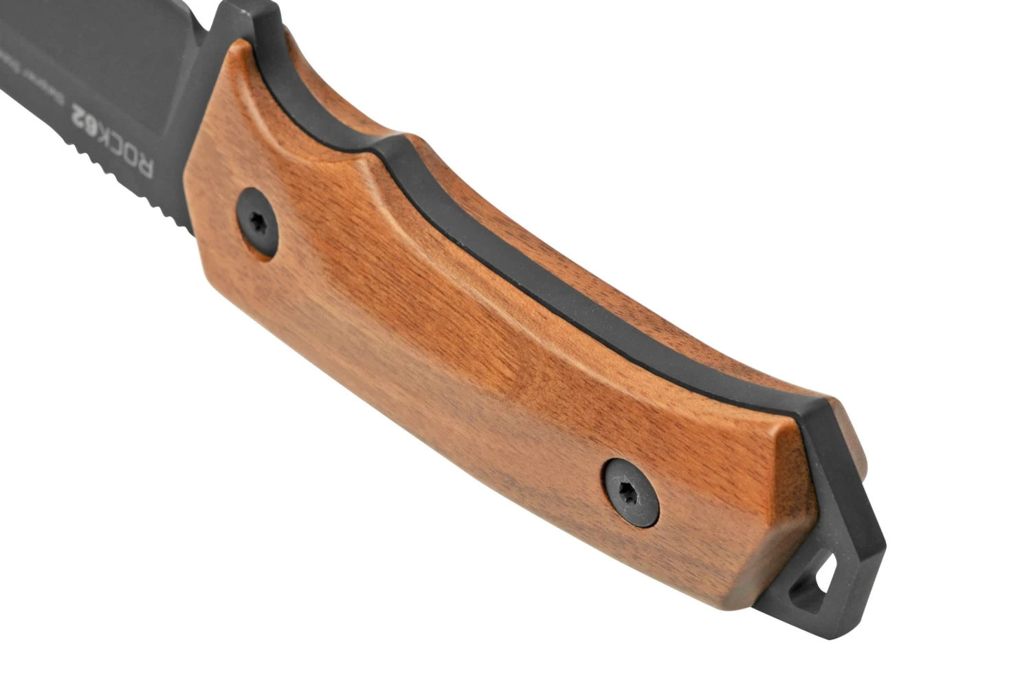 WOOX Rock 62 BUKNF00101 Walnut Plain, Cuchillo Fijo - Imagen 4